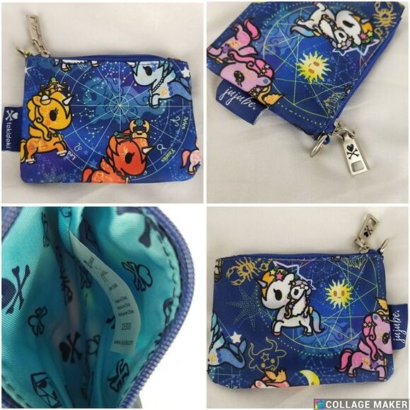 JuJuBe Coin Purse Tokidoki KITS Kawaii in the Sky CP Unicorno Zodiac Libra Star - Picture 1 of 6